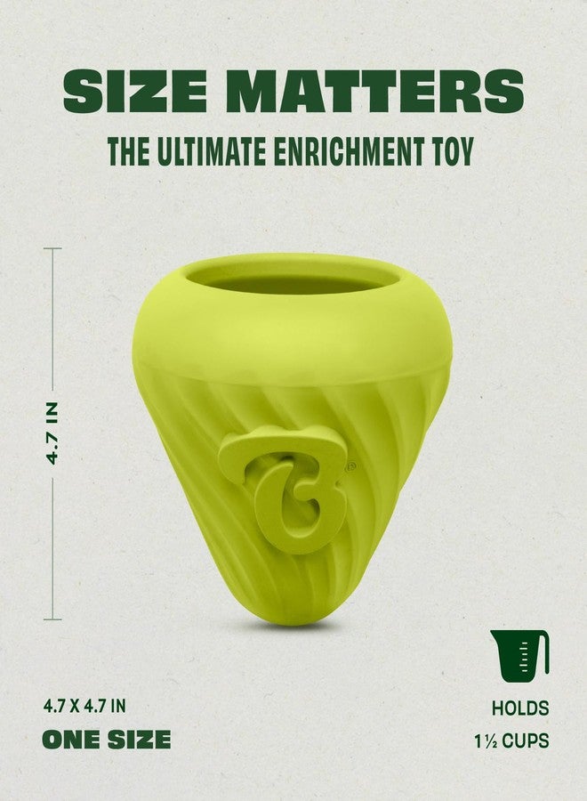 Benebone Natural Rubber Cone Interactive Enrichment Treat Dispensing Dog Toy - Slow Feeder - Great for Meals and Boredom - Image 5